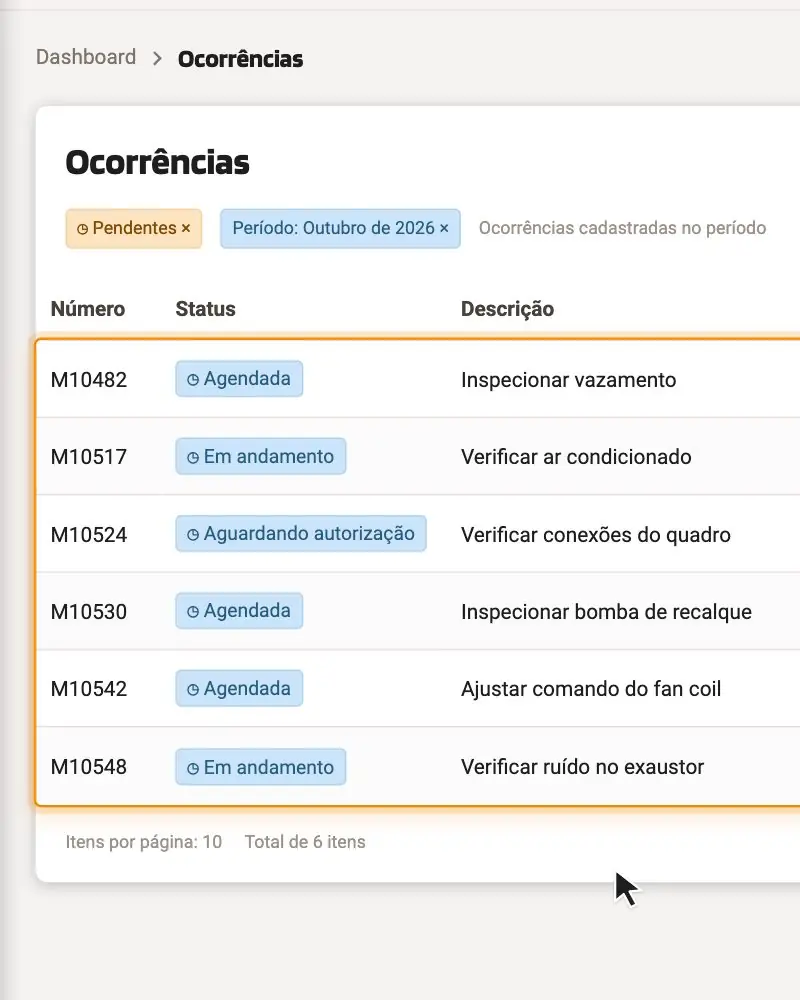 Animação: Investigar abre as ocorrências filtradas pelo alerta